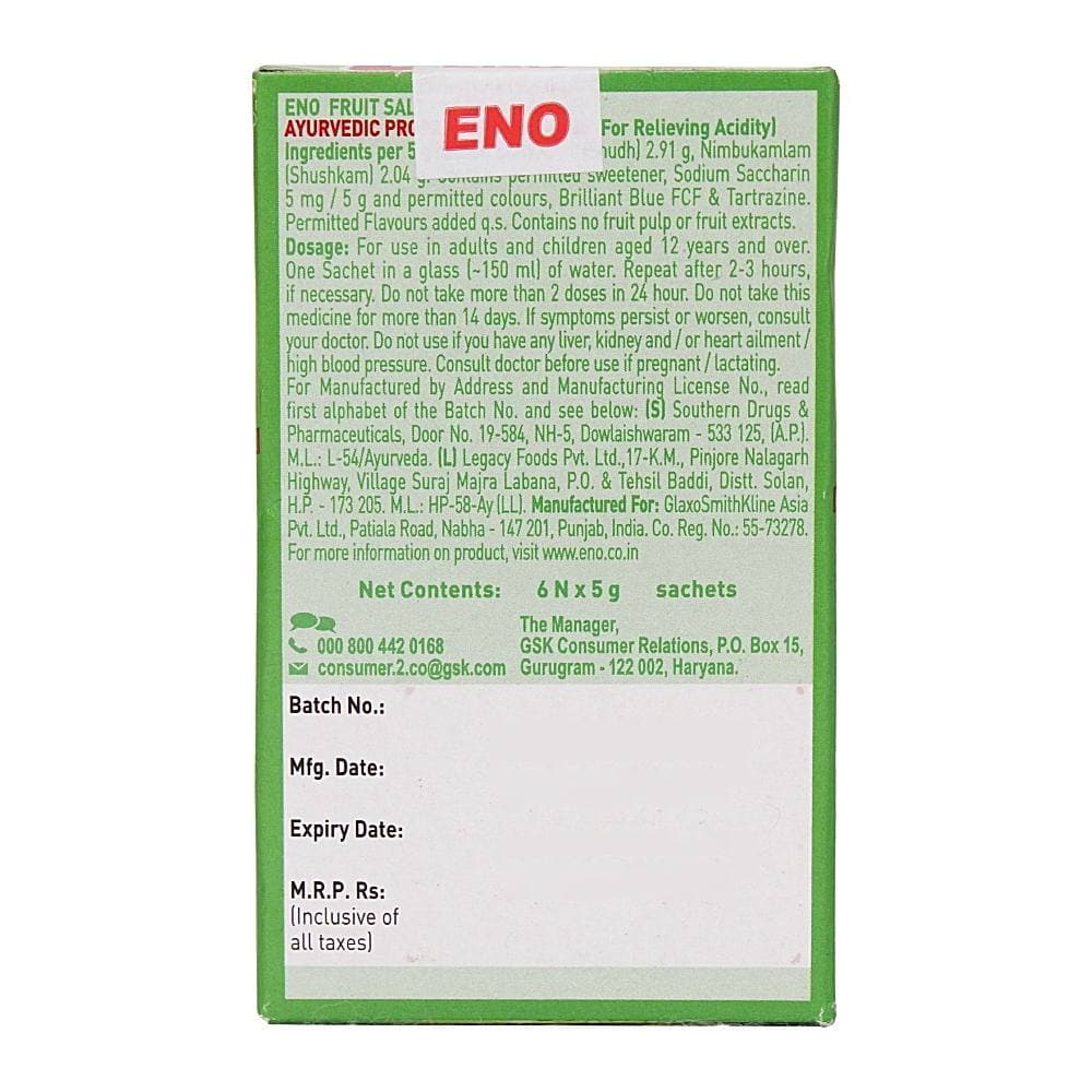 Eno Fruit Salt (100g)