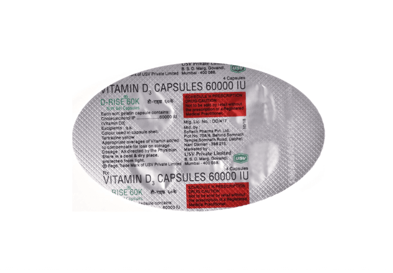 Vitamin D3 60K (Strip of 4)